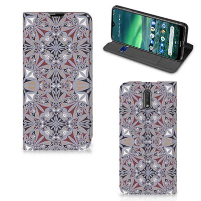 Nokia 2.3 | Standcase | Flower Tiles
