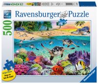 Ravensburger puzzel 500 stukjes baby zeeschildpadden