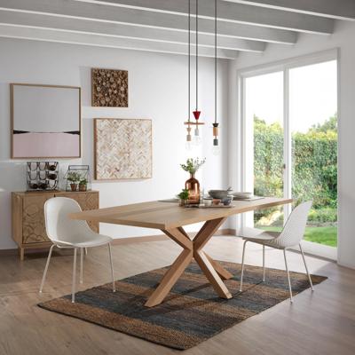 Kave Home Eettafel 'Argo' Eiken, 180 x 100cm, kleur Naturel