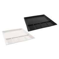 Diversen Fonduebord 24,5 x 24,5 cm zwart of wit