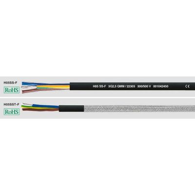 HELU 22299-1000 Hogetemperatuurkabel H05SS-F 3 G 1.5 mm² + 3 G 1.5 mm² Zwart 1000 m HELU 22299-1000 Hogetemperatuurkabel H05SS-F 3 G 1.5 mm² + 3 G 1.5 mm² Zwart 1000 m