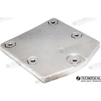 TEN00843AL - ALUMINIUM ANODE ZEUS PLAAT 160X150X16MM Mercruiser