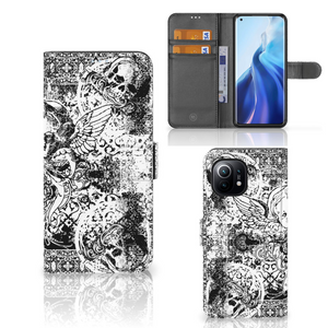 Telefoonhoesje met Naam Xiaomi Mi 11 Skulls Angel