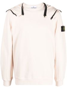 Stone Island hoodie à patch logo - Rose