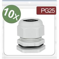 Quadrios 24CA398 Wartel PG25 Polyamide Grijs 10 stuk(s)
