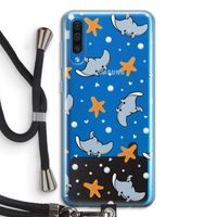 Manta: Samsung Galaxy A50 Transparant Hoesje met koord