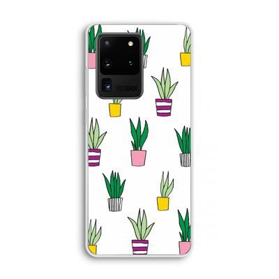 Sanseveria: Samsung Galaxy S20 Ultra Transparant Hoesje