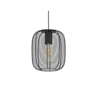 EGLO Rinroe Hanglamp - E27 - Ø 20 cm - 1 lichts - Zwart - Staal