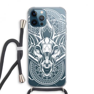 Oh Deer: iPhone 12 Pro Max Transparant Hoesje met koord