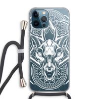 Oh Deer: iPhone 12 Pro Max Transparant Hoesje met koord