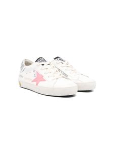 Golden Goose Kids baskets Super-Star en cuir - Blanc