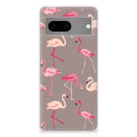 Google Pixel 7 TPU Hoesje Flamingo