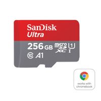 Sandisk MicroSDXC Ultra Android 256GB 150MB/s CL10 Chromebook