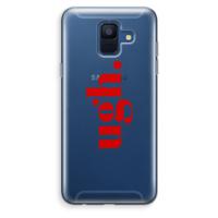 Ugh: Samsung Galaxy A6 (2018) Transparant Hoesje