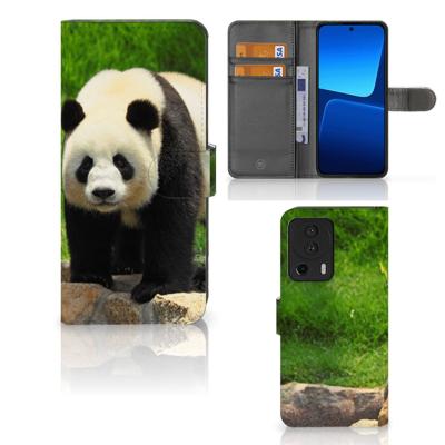 Xiaomi 13 Lite | Telefoonhoesje | Met pasjeshouder | Panda