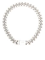 Saint Laurent collier à détail de chaîne - Argent