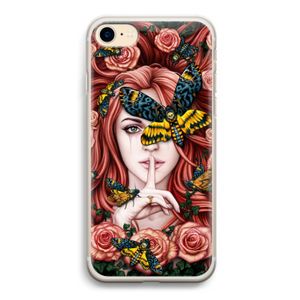 Lady Moth: iPhone 7 Transparant Hoesje