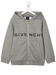 Givenchy Kids cardigan à logo 4G imprimé - Gris