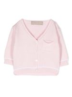 La Stupenderia cardigan à col v - Rose