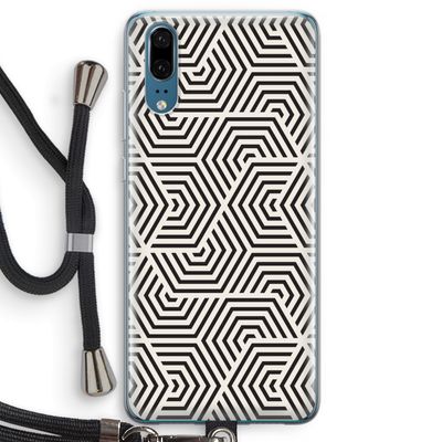 Magic pattern: Huawei P20 Transparant Hoesje met koord