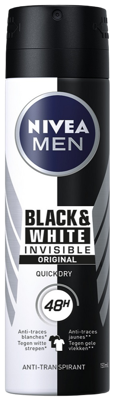Nivea Men Black & White Invisible Original Deodorant Spray