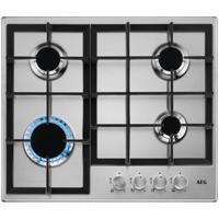 AEG HGB64200SM Gas kookplaat Grijs