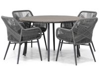 Lifestyle Advance/Matale 125 cm rond dining tuinset 5-delig - thumbnail