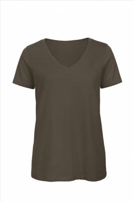 B&C Basic dames t-shirt v-hals