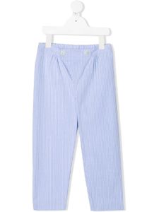 Siola pantalon à fines rayures - Bleu