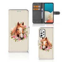 Telefoonhoesje met Pasjes voor Samsung Galaxy A73 5G Paard