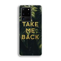 Take me back: Samsung Galaxy S20 Ultra Transparant Hoesje