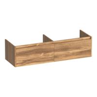 Brauer Embrace - Onderkast - 140 cm - met 2 Softclose Lades Greeploos en 2 Sifon Uitsparingen - Honey