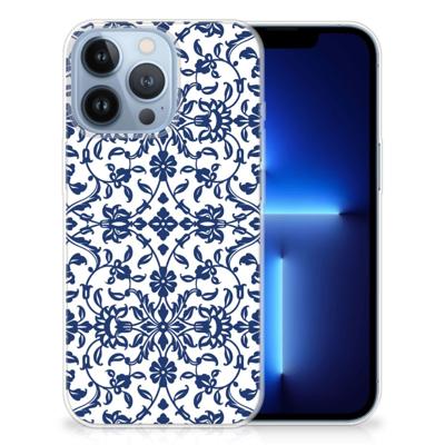 Apple iPhone 13 Pro | TPU Case | Flower Blue