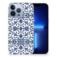 Apple iPhone 13 Pro | TPU Case | Flower Blue