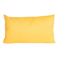 Bank/sier kussens voor binnen en buiten in de kleur geel 30 x 50 cm - thumbnail