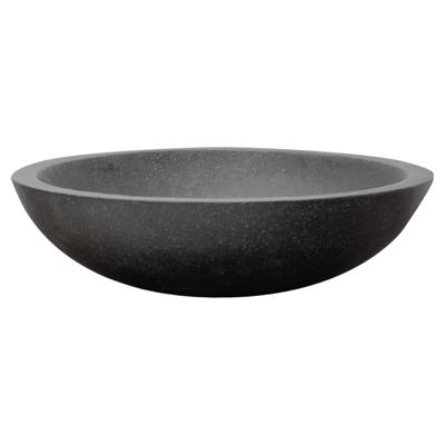 Differnz Puur waskom terrazzo | zwart | Ø 45 x 12.5 cm