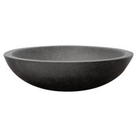 Differnz Puur waskom terrazzo | zwart | Ø 45 x 12.5 cm