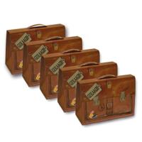 Miko cadeauverpakking schooltas - 5x - 6 x 19 x 14 cm - karton - geslaagd