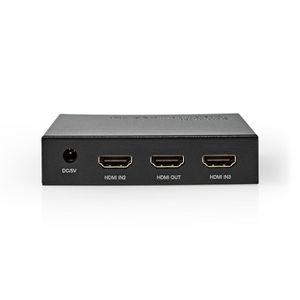 Nedis HDMI-Switch | 3 poort | 1x USB-C / 2x HDMI Input | 1x HDMI Output | 1 stuks - VSWI34721AT VSWI34721AT