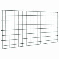 Vijverhekken Set 5 pcs Groen 100 x 50 cm Staal