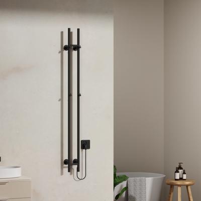Elektrische staafhanddoekradiator Belrad Rod | 150x13 cm | 120 watt | Mat zwart