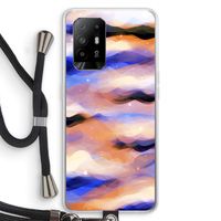 Donkere Wolken: Oppo A94 5G Transparant Hoesje met koord