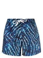 Marcelo Burlon County of Milan short de bain AOP Sound Waves - Bleu