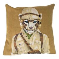 Gobelin Kussen Safari Panter (45 x 45 cm) - thumbnail