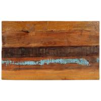 Tafelblad rechthoekig 25-27 mm 60x100cm massief gerecycled hout