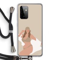 One of a kind: Samsung Galaxy A72 5G Transparant Hoesje met koord