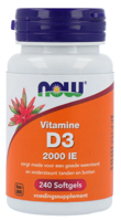 NOW Vitamine D3 2000 IE Softgels