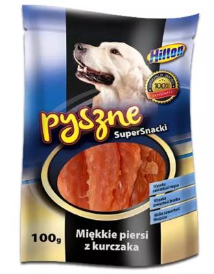 HILTON Soft chicken fillets - traktatie voor hond - 100g
