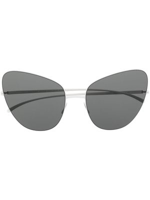 Mykita lunettes de soleil à monture ovale - Blanc