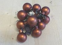 Kerstballetjes glasballetjes oranje mat Warentuin Mix - Warentuin mix